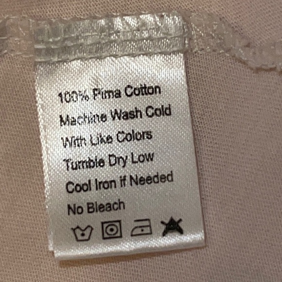 LILLA. P Neutral-Blush 💯 Pima Cotton Tank Sz. MD - Picture 6 of 9
